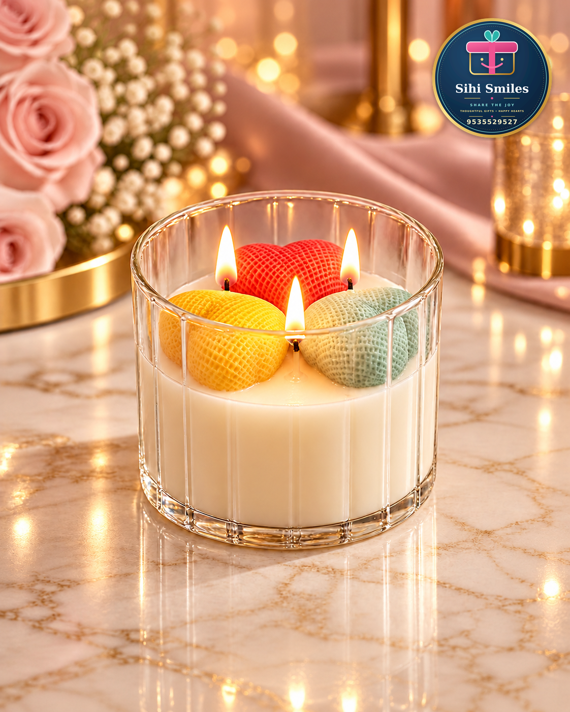 Hearts Aglow Candle