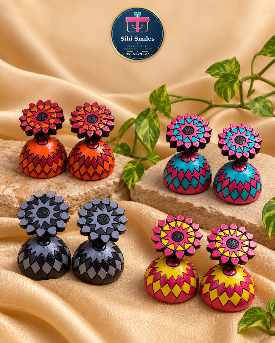 Artisan Dome Jhumkas
