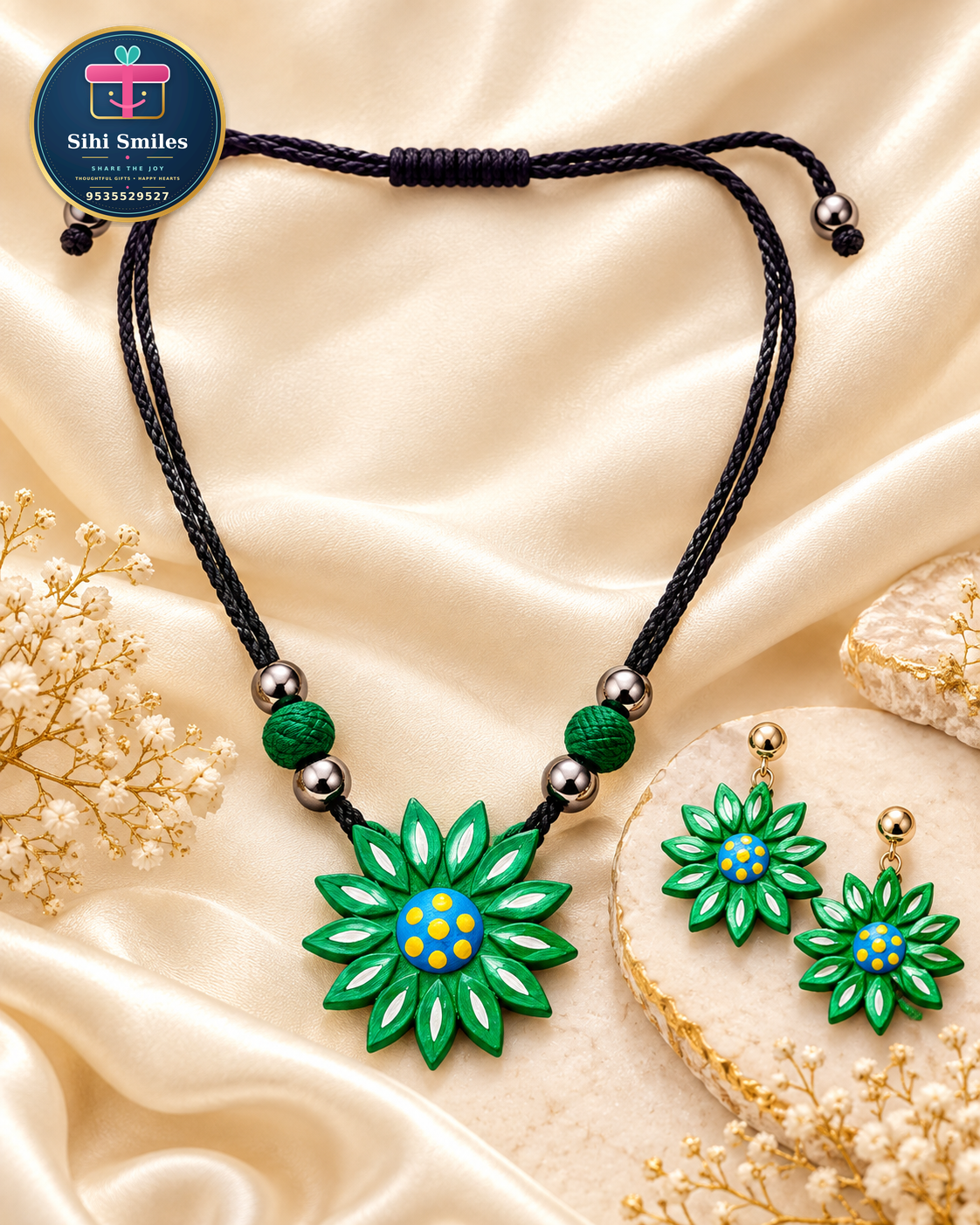 Emerald Bloom Set